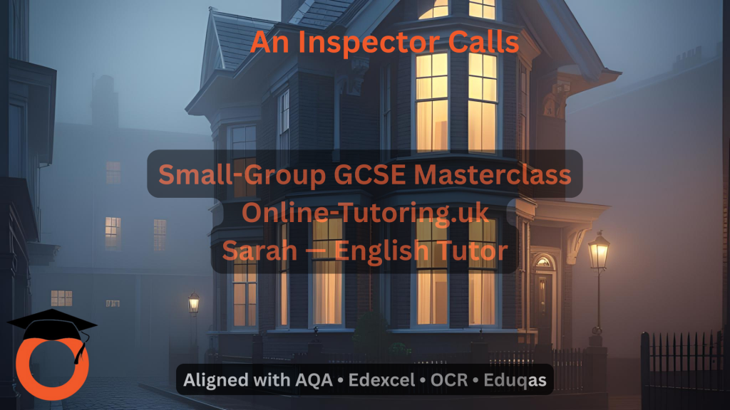 GCSE English Literature — An Inspector Calls Masterclass (6-Week Online Course)