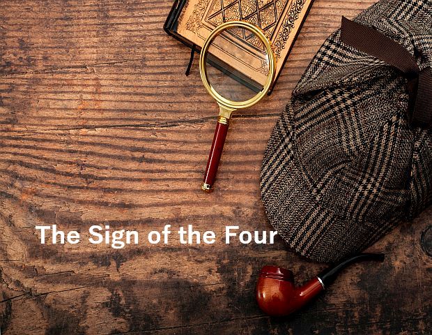 Online GCSE courses about the theme and context of 'The sign of the four.'